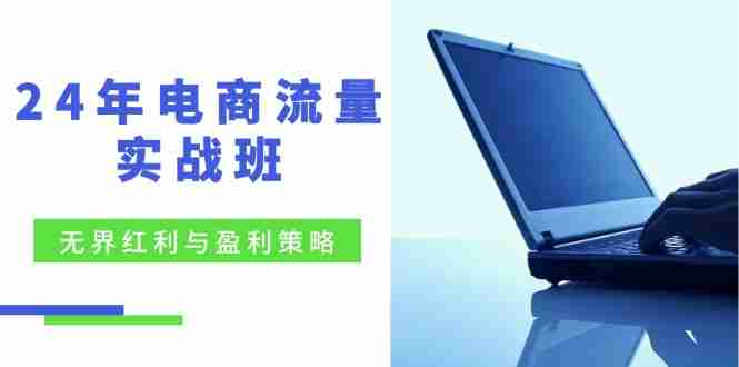 24年电商流量实战班：无界 红利与盈利策略，终极提升/关键词优化